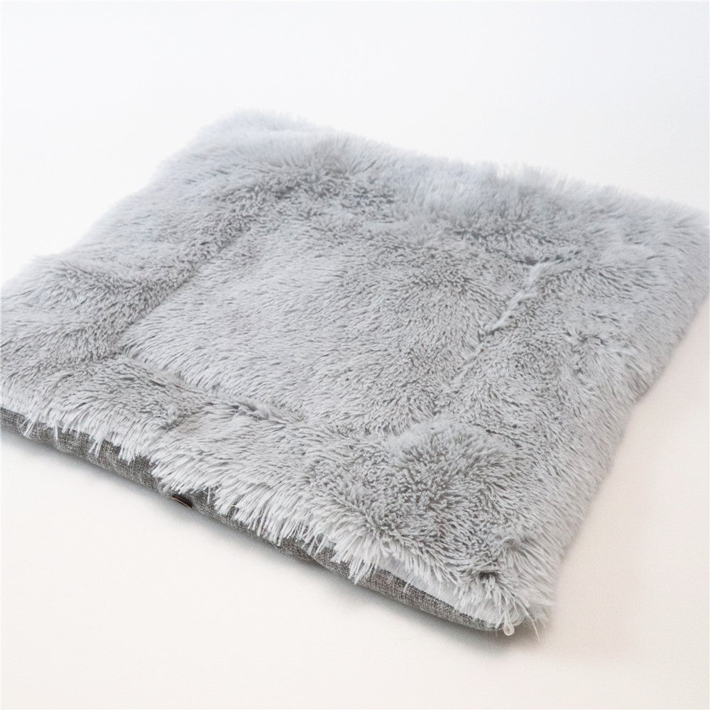 velvet cat bed