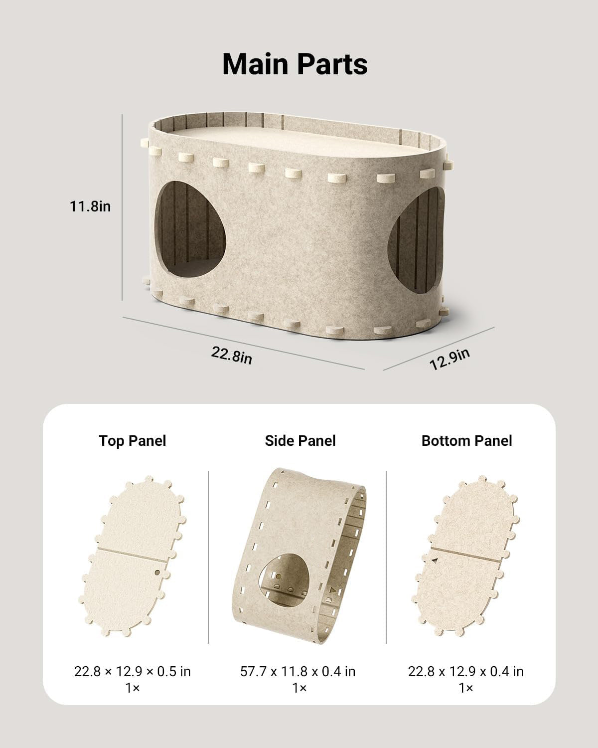 Cat Bed Cave For Multiple Scratch Resistant